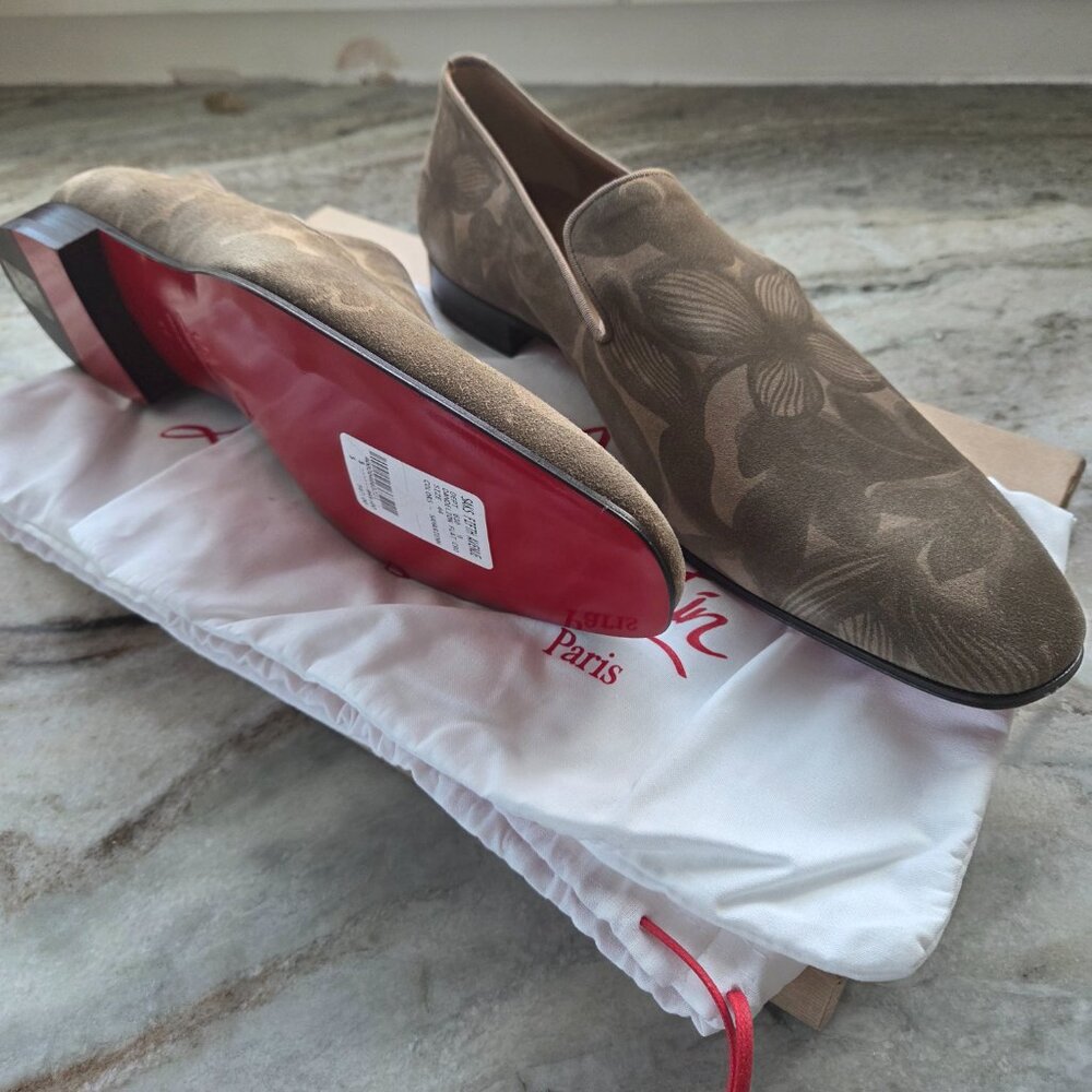 New Christian Louboutin Mens Loafers Dandelion Flat sz 44 - Picture 5 of 5